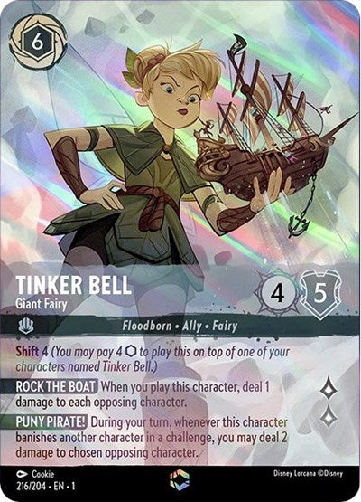 Tinker Bell - Giant Fairy (Alternate Art) (The First Chapter) Near Mint Holofoil