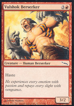 Vulshok Berserker (Mirrodin) Medium Play Foil
