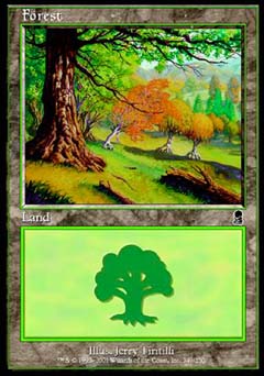 Forest (349) (Odyssey) Light Play Foil