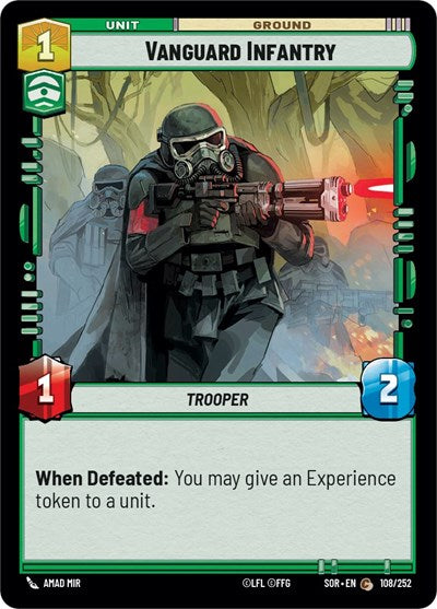 Vanguard Infantry (Spark of Rebellion) Near Mint Foil