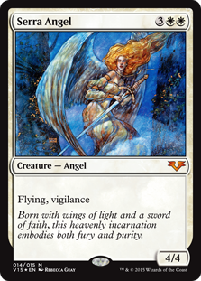 Serra Angel (From the Vault: Angels) Medium Play Foil