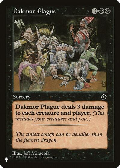 Dakmor Plague (The List) Near Mint