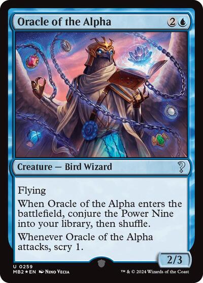 Oracle of the Alpha (Mystery Booster 2) Near Mint Foil