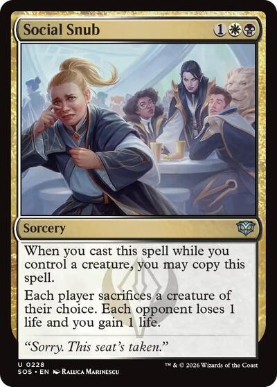 Social Snub|1|0|0.00