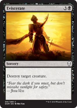 Eviscerate (Dominaria) Light Play Foil
