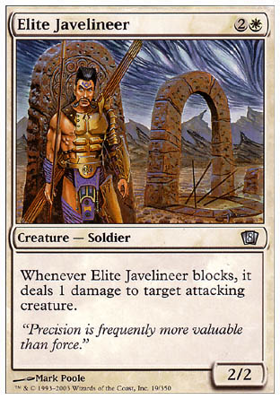 Elite Javelineer (8th Edition) Heavy Play Foil