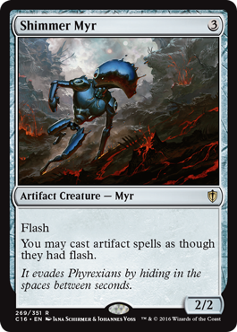 Shimmer Myr (Commander 2016 Edition) Light Play
