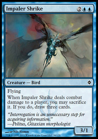 Impaler Shrike (New Phyrexia) Light Play Foil