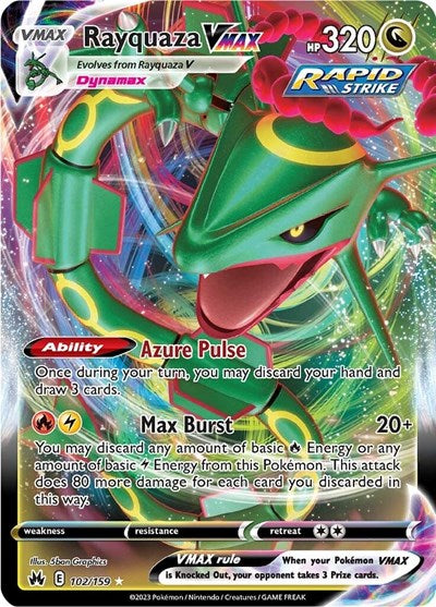 Rayquaza VMAX (102) (Crown Zenith) Near Mint Holofoil