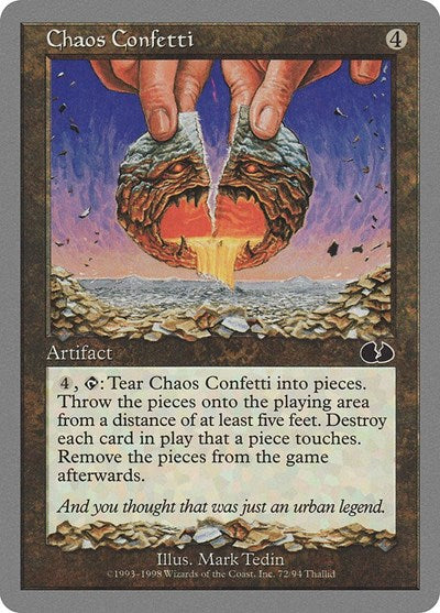 Chaos Confetti (Unglued) Medium Play