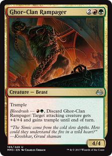 Ghor-Clan Rampager (Modern Masters 2017) Light Play Foil
