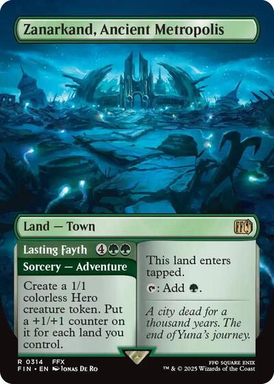 Zanarkand, Ancient Metropolis (Borderless) (Universes Beyond: FINAL FANTASY) Near Mint Foil