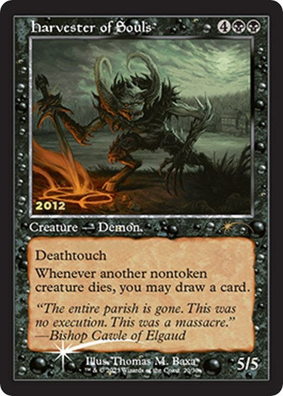Harvester of Souls (Promos: 30th Anniversary Promos) Light Play Foil