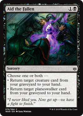 Aid the Fallen (War of the Spark) Light Play