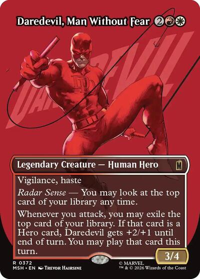 Daredevil  Man Without Fear  Borderless   0372|1|0|0.00