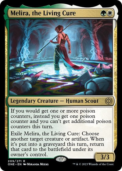 Melira, the Living Cure (Phyrexia: All Will Be One) Light Play Foil