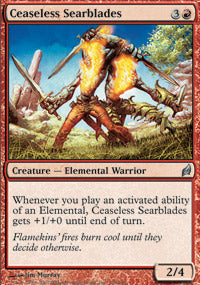 Ceaseless Searblades (Lorwyn) Light Play Foil