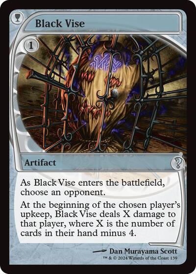 Black Vise (Future Sight) (Mystery Booster 2) Light Play