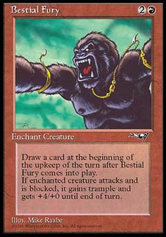 Bestial Fury (Facing left) (Alliances) Heavy Play