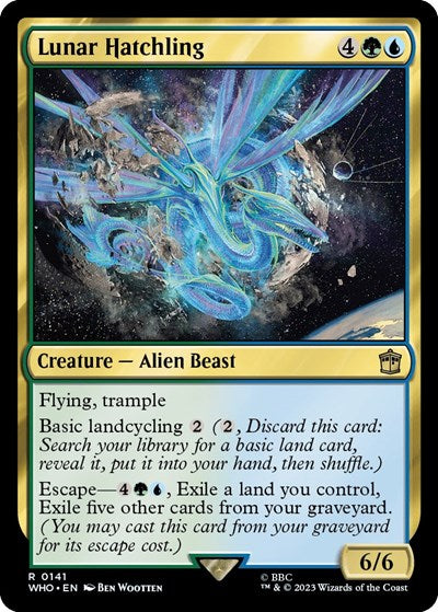 Lunar Hatchling (Universes Beyond: Doctor Who) Medium Play Foil