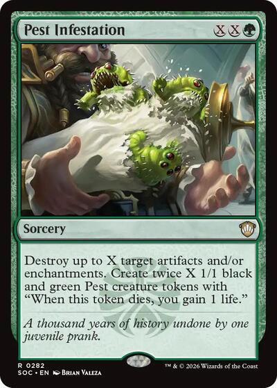 Pest Infestation (Commander: Secrets of Strixhaven) Near Mint