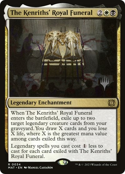 The Kenriths' Royal Funeral (Promo Pack: Murders at Karlov Manor) Near Mint