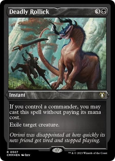 Deadly Rollick (Foil Etched) (Commander Masters) Near Mint Foil