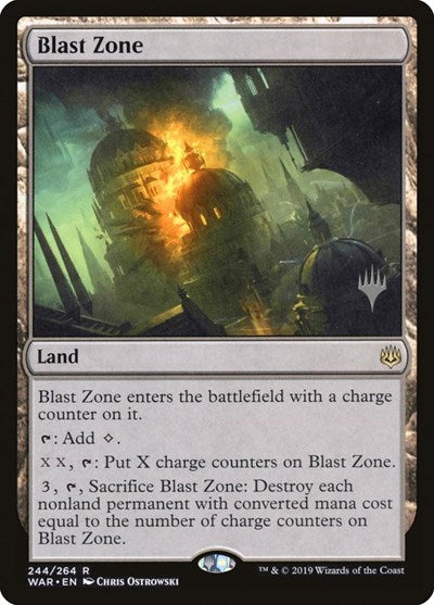 Blast Zone (Promo Pack: Theros Beyond Death) Light Play Foil