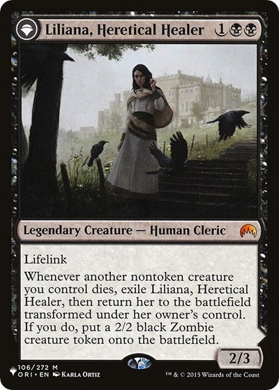 Liliana, Heretical Healer (Secret Lair Commander: From Cute to Brute) Light Play