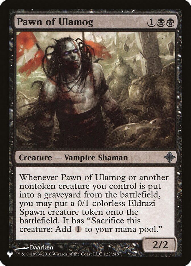 Pawn of Ulamog (The List) Light Play