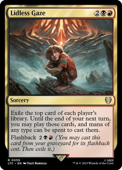 Lidless Gaze (Commander: The Lord of the Rings: Tales of Middle-earth) Light Play