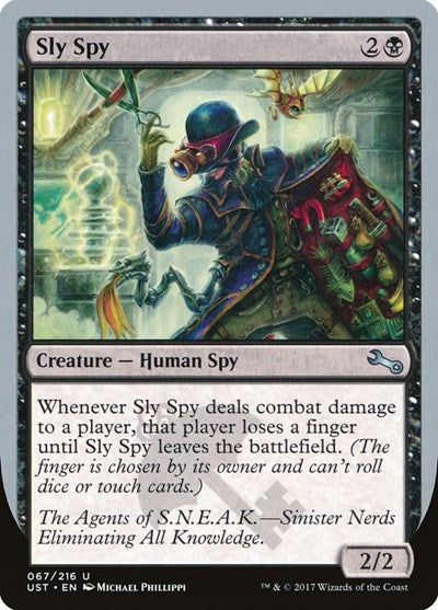 Sly Spy (C) (Unstable) Light Play Foil