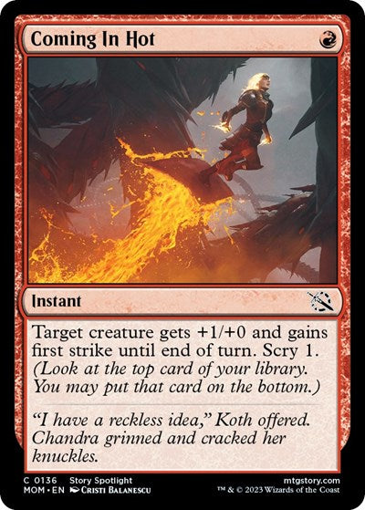 Coming In Hot (March of the Machine) Near Mint
