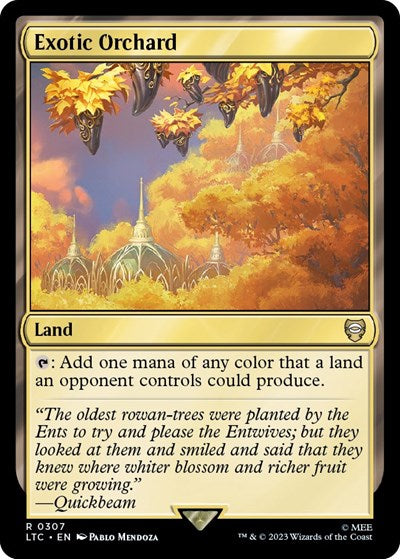Exotic Orchard (Commander: The Lord of the Rings: Tales of Middle-earth) Light Play