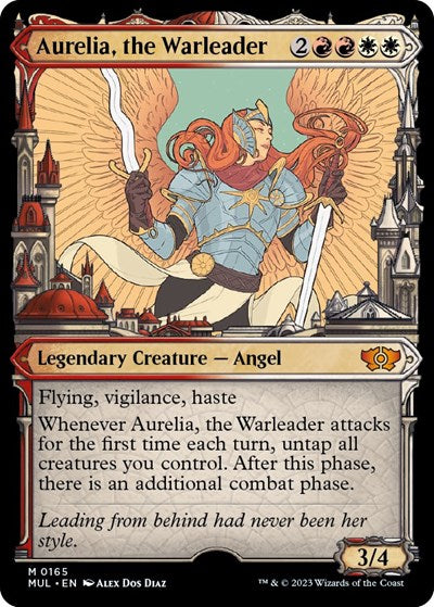 Aurelia, the Warleader (Halo Foil) (March of the Machine: Multiverse Legends) Near Mint Foil
