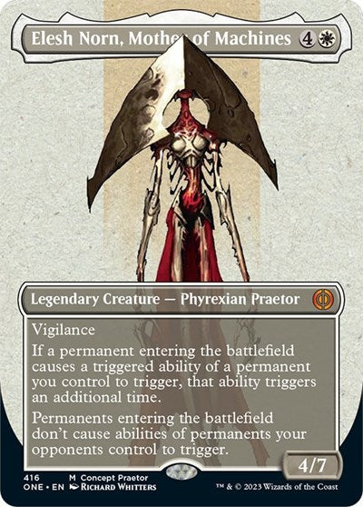 Elesh Norn, Mother of Machines (Concept Praetor) (Phyrexia: All Will Be One) Light Play Foil