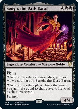 Sengir, the Dark Baron (Alternate Art) (Promos: Prerelease Cards) Medium Play Foil