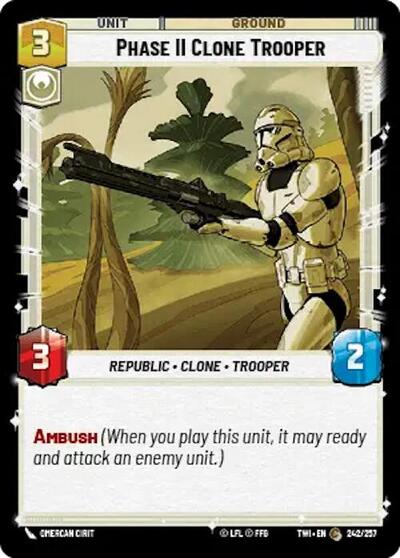 Phase II Clone Trooper (Twilight of the Republic) Near Mint