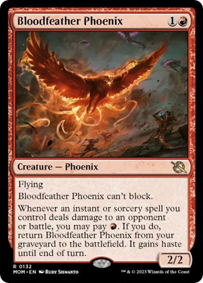Bloodfeather Phoenix (March of the Machine) Near Mint Foil