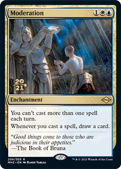 Moderation (Promos: Prerelease Cards) Medium Play Foil