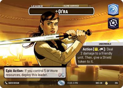 Qi'ra I Alone Survived (Showcase) (Shadows of the Galaxy) Near Mint Foil