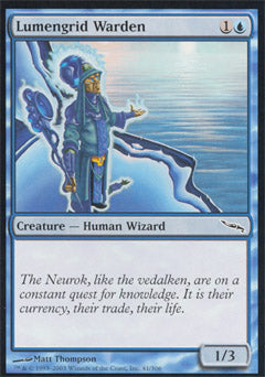Lumengrid Warden (Mirrodin) Medium Play Foil