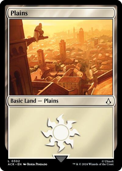 Plains (0302) (Universes Beyond: Assassin's Creed) Light Play