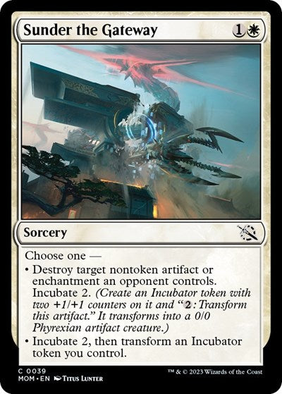 Sunder the Gateway (March of the Machine) Near Mint Foil