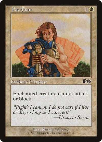 Pacifism (Urza's Saga) Medium Play