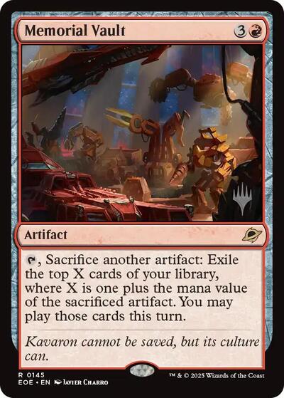 Memorial Vault (Promo Pack: Edge of Eternities) Medium Play