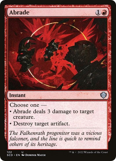 Abrade (Commander 2022 Starter Decks) Light Play