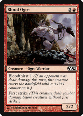 Blood Ogre (Magic 2012 Core Set) Medium Play