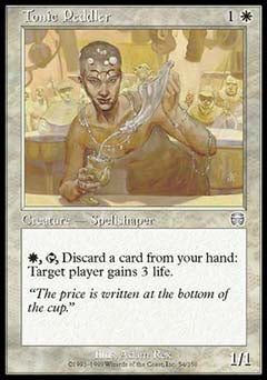 Tonic Peddler (Mercadian Masques) Medium Play Foil