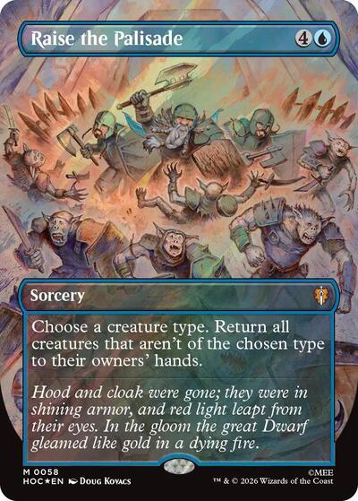 Raise the Palisade  Borderless   Surge Foil|1|0|0.00
